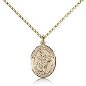  IceCarats Designer Jewelry Gift Gold Filled St. Martin Of Tours 