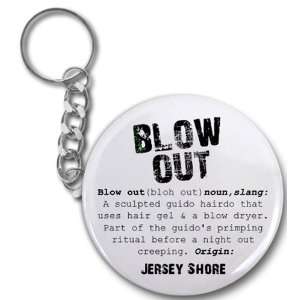  BLOWOUT Jersey Shore SLANG Fan 2.25 Button Style Key Chain 