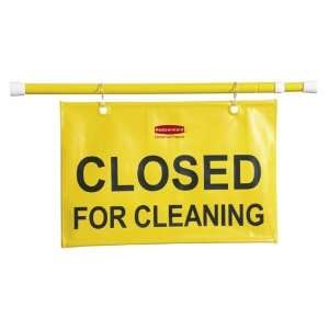   Hanging Site Safety Sign with Closed for Cleaning Imprint English Only