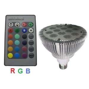 GreenLEDBulb PAR38 12 Watt RGB LED bulb Spotlight with Remote Control 