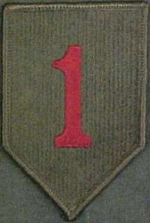  1st Infantry Division Dress Patch Clothing