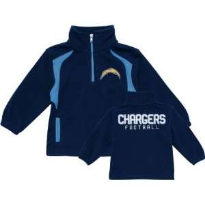  San Diego Chargers Youth Post Game Quarter Zip Fleece 