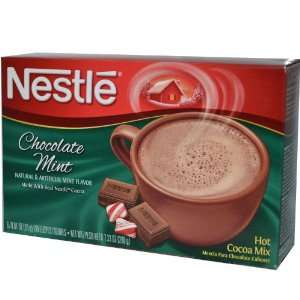 Nestle Chocolate Mint Hot Cocoa Mix 8   0.91 oz envelopes  