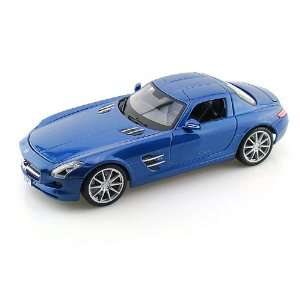  Mercedes Benz SLS AMG Gullwing 1/18 Blue Toys & Games