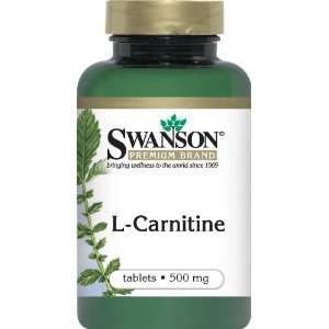  L CARNITINE 100 TABLETS 500 mg