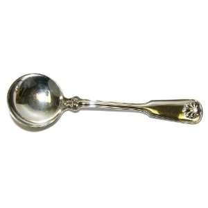   Sterling Shell & Thread Bouillon Soup Spoon 5 1/4 Pat. 1905 No Monos