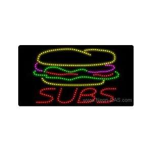  Subs LED Sign 17 x 32
