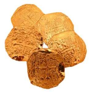  Set of 5   Gold Treasure Chest Cobs 