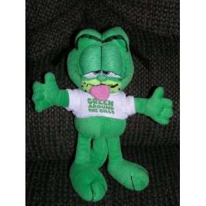   Garfield 8 1/2 Green Around the Gills Doll by Nanco 