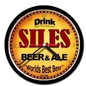  SILES beer and ale cerveza wall clock 