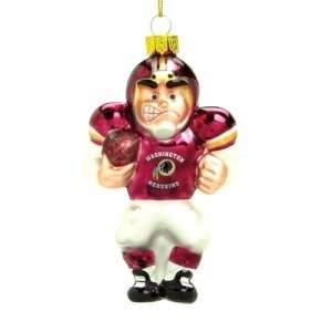  Washington Redskins NFL Glass Player Ornament (4 