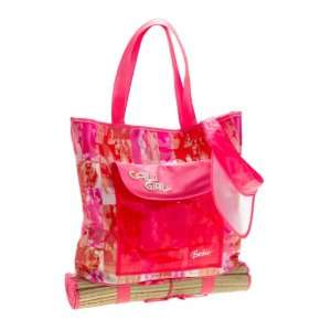 Barbie Cali Girl Tote with Sun Visor and Straw Mat Toys 