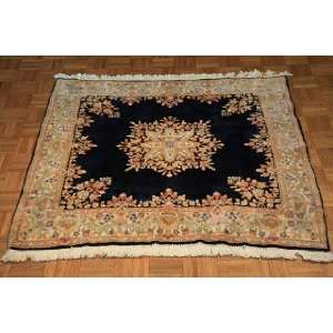    5x5 Hand Knotted Kerman Persian Rug   50x50