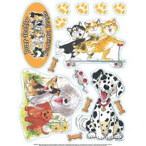  Eureka Eu 846029 Wags And Whiskers 12 X 17 Window Clings 