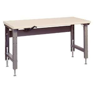   with Stringer, 60 Width x 34 Depth x 43 3/4 Height, Dove Gray