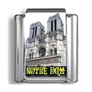  Black & White Notre Dame Cathedral Landmark Photo Italian 
