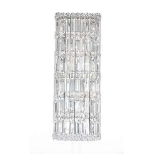 Schonbek 2232ST Quantum 10 Light Wall Sconce in Polished Chrome with 
