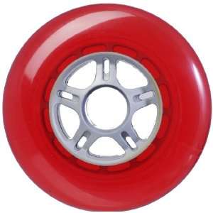  ECX Blank Scooter Wheel Red/Silver 100mm 
