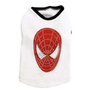  Rhinestone Spiderman Dog T Shirt   S (8 11 lbs.) Kitchen 