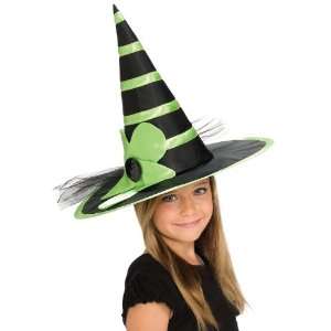 Lets Party By Rubies Costumes Child Green Witch Hat / Green   One Size