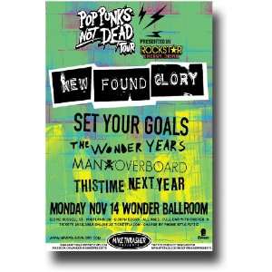   Concert Flyer   Pop Punks Not Dead Tour   PDX Nov11