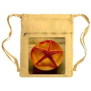  Messenger Bag Sack Pack Yellow Sea Shell and a Starfish 