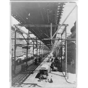  Elevated Railroad near 116th St.,New York City,N.Y.C.,New 