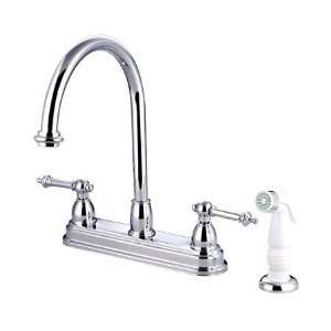 Elements of Design EB3751TL St. Paul Two Handle 8 Kitchen Faucet with 