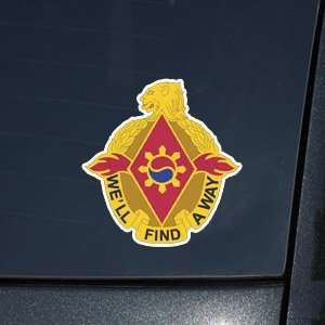  Army 119th Support Battalion 3 DECAL Automotive