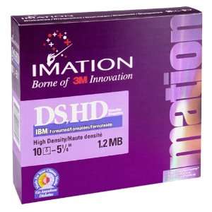    Imation 5.25IN 1.2MB Preformatted IBM (10 Pack) Electronics