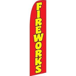  Fireworks Swooper Feather Flag