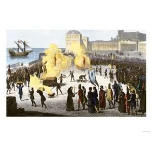 Burning Bishops at the Stake during the Spanish Inquisition Giclee 