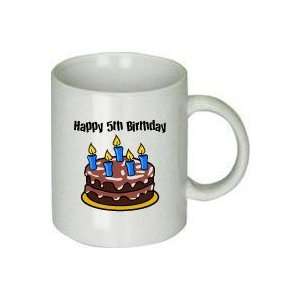  Birthday 5 years old Coffee Cup 