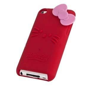  case with mini bowknot for apple touch 4 Cell Phones 