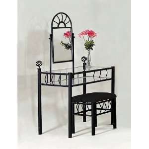 Foundry Vanity and Stool Set Furniture & Decor