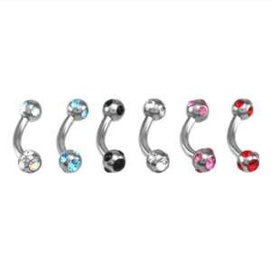   Each End   14g(1.6mm), 10mm Length, 5mm Ball Size   Sold Individually
