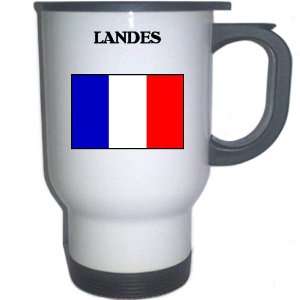  France   LANDES White Stainless Steel Mug Everything 
