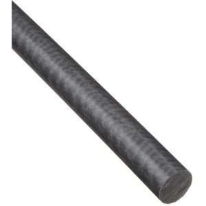 Ultra Wear Resistant MDS Filled Nylon 6/6 Round Rod, ASTM D5989, Black 