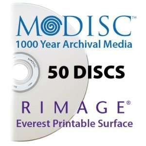  M Disc DVD+R 4.7GB 4x Everest Printable Media 50 Discs 