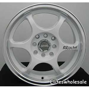  16x7 White RSL Ricochet 5x100 5x4.5 Automotive