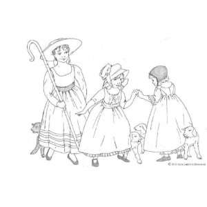  1780s Girls Portrait Dress Pattern 