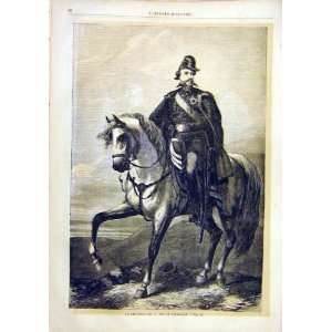  Portrait Victor Emmanuel King Sardinia Print 1859
