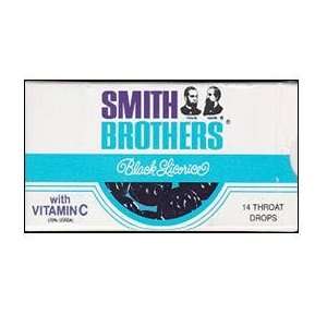  Smith Brothers Black Licorice Cough Drops 20x14 Health 