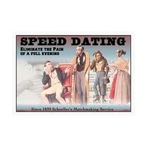  Speed Dating 12x18 Giclee on canvas