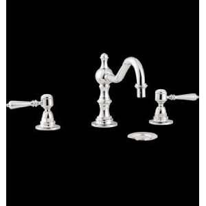  High level bathroom widespread lavatory faucet