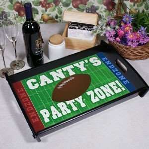   Football Party Drinks Drink Serving Tray