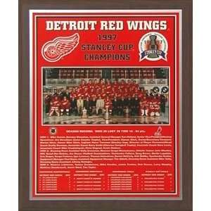  Detroit Red Wings 1997 Healy Plaque