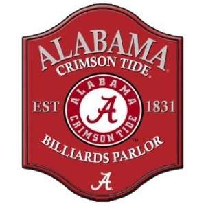  Alabama Crimson Tide Pub Style Billiard Parlor Sign 