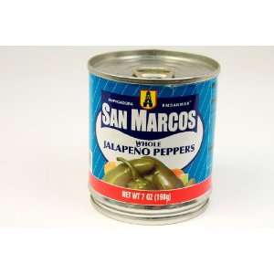San Marcos Whole Jalapeno 7 oz  Grocery & Gourmet Food