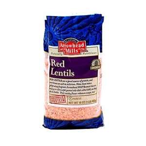 Organic Red Lentils, 16 oz (1 lb) 453 g  Grocery & Gourmet 